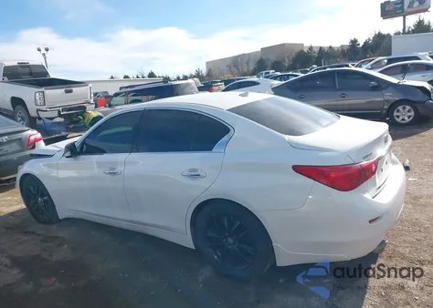 2014 Infiniti Q50 Premium z USA, uszkodzony, nr VIN JN1BV7AP6EM681931